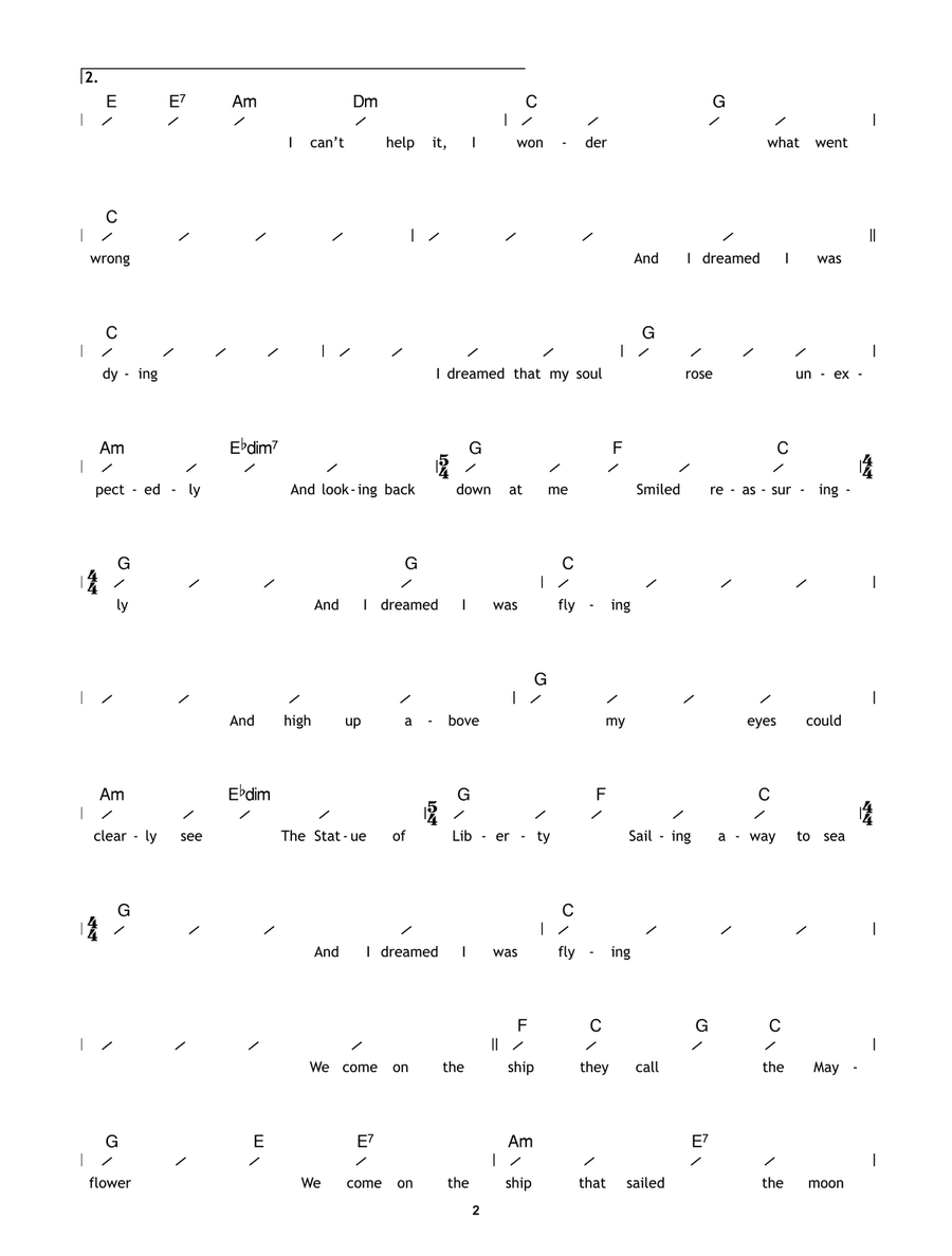 American Tune American Tune Ukulele scores gallery preview page 2