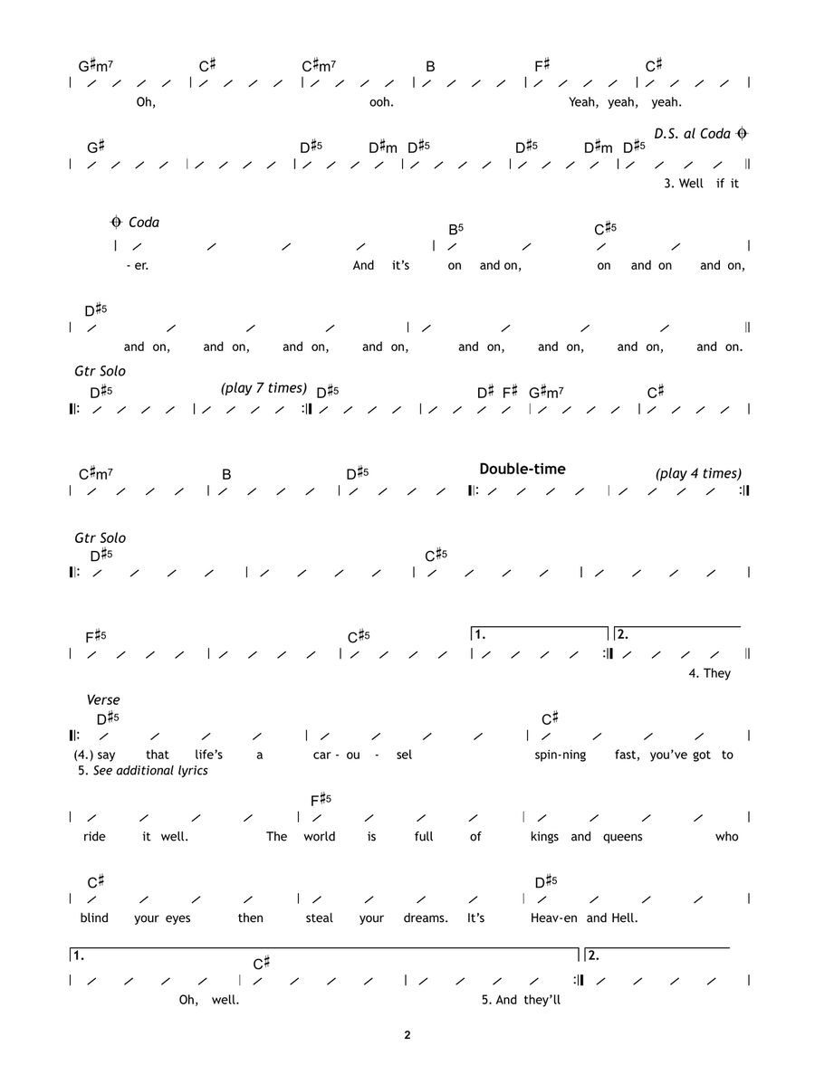 Heaven And Hell Heaven And Hell Ukulele scores gallery preview page 2