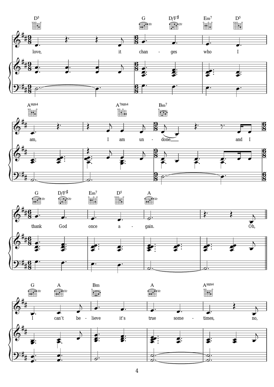 I Get To Love You I Get To Love You Piano, Vocal, Guitar scores gallery preview page 4