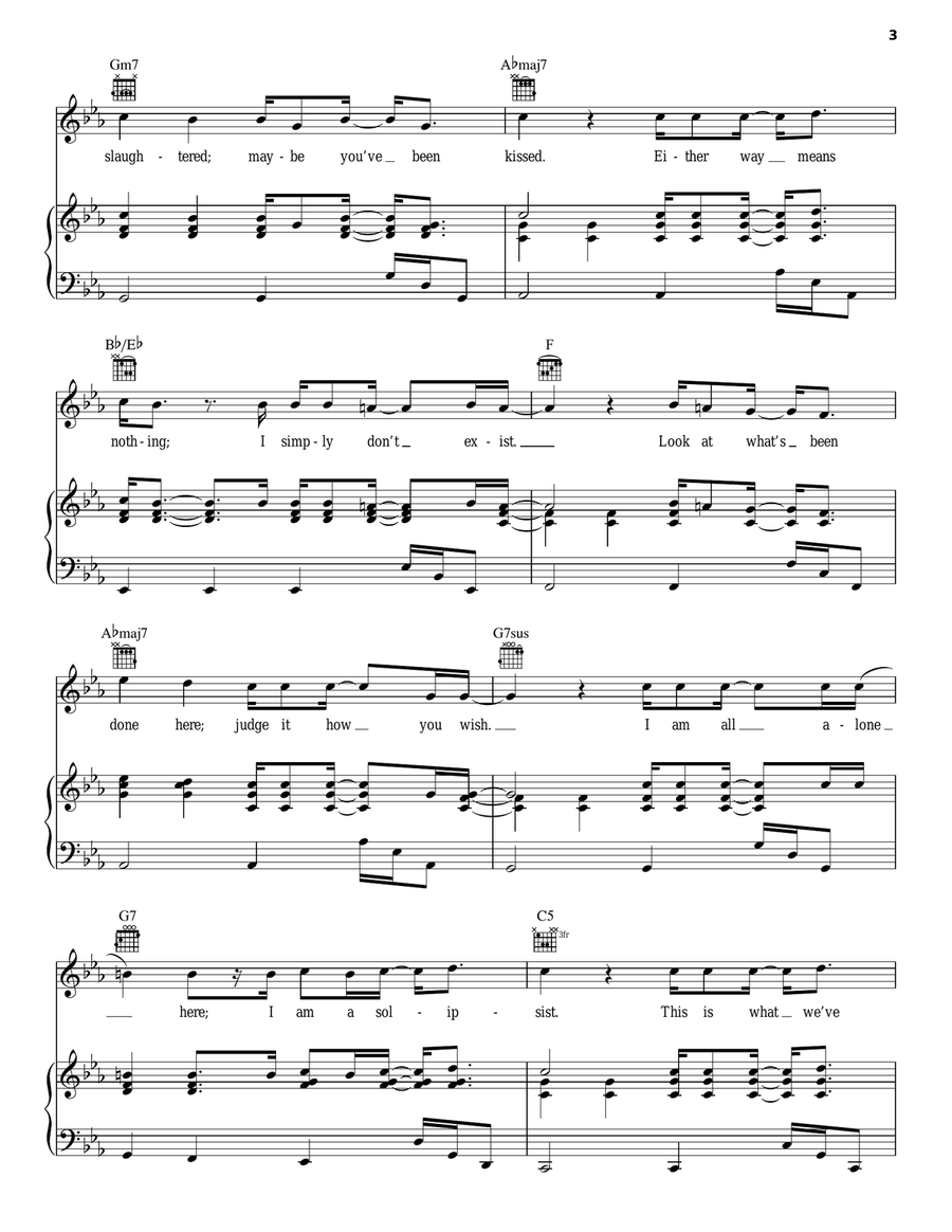 This Is Not An Exit This Is Not An Exit Piano, Vocal, Guitar scores gallery preview page 3