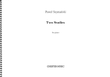 Two Studies for Piano