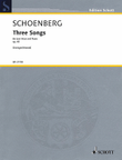 Three (3) Songs Op. 48 After Poems By Jakob Haringer Low Voice And Piano