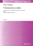 Variazioni su nulla
