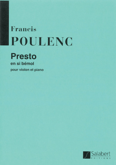 Presto in B Flat Major