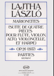 Marionettes Op26 Flute Violin Viola Violoncello Harp Set Of Parts