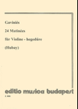 24 Matinees Violin