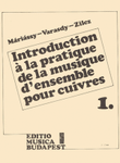 Introduction La Pratique De La Musique D'ensemble Pour Cuivres