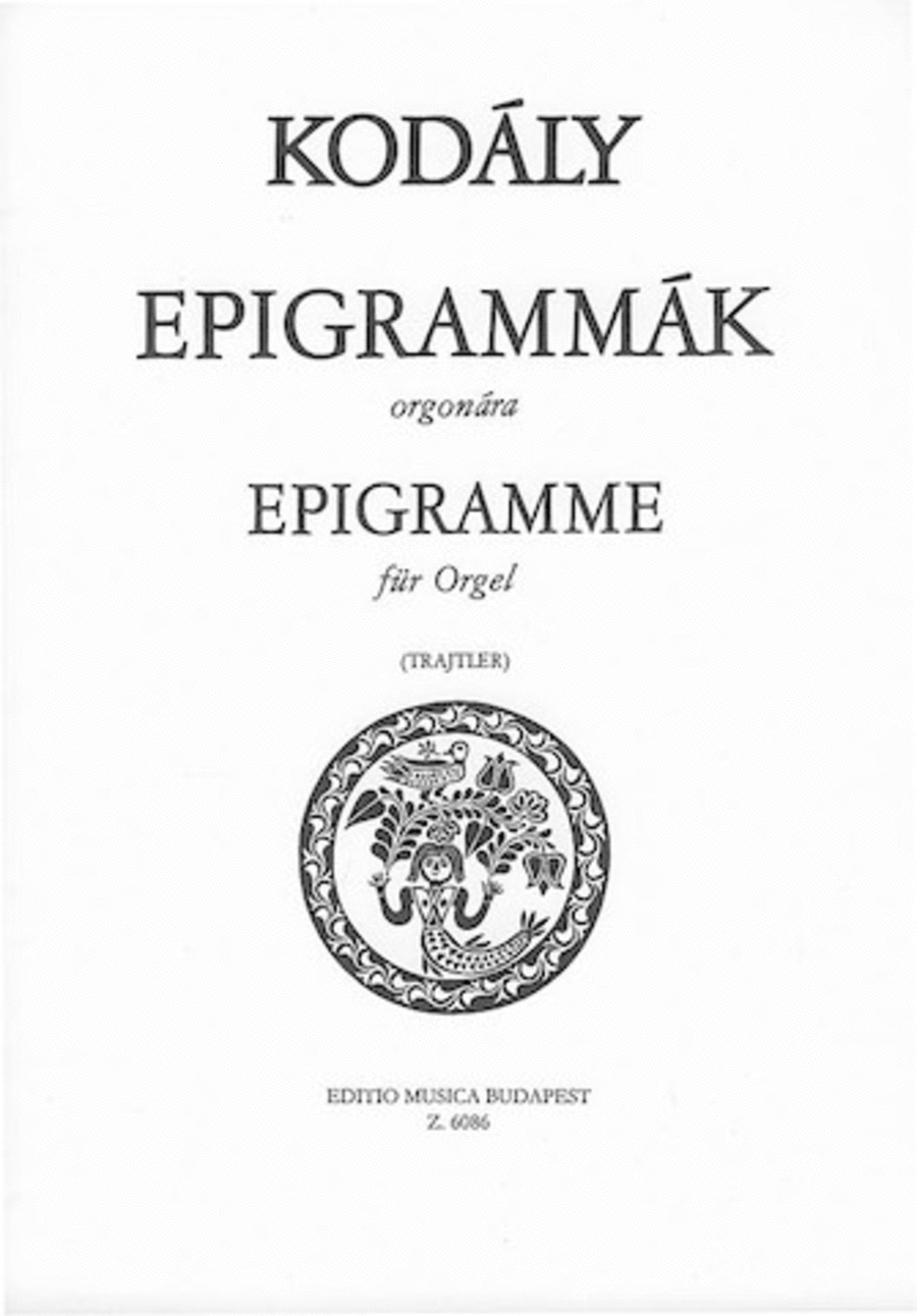 Epigrams Organ scores gallery preview page 1
