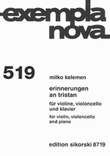 Erinnerungen an Tristan for Violin, Cello and Piano