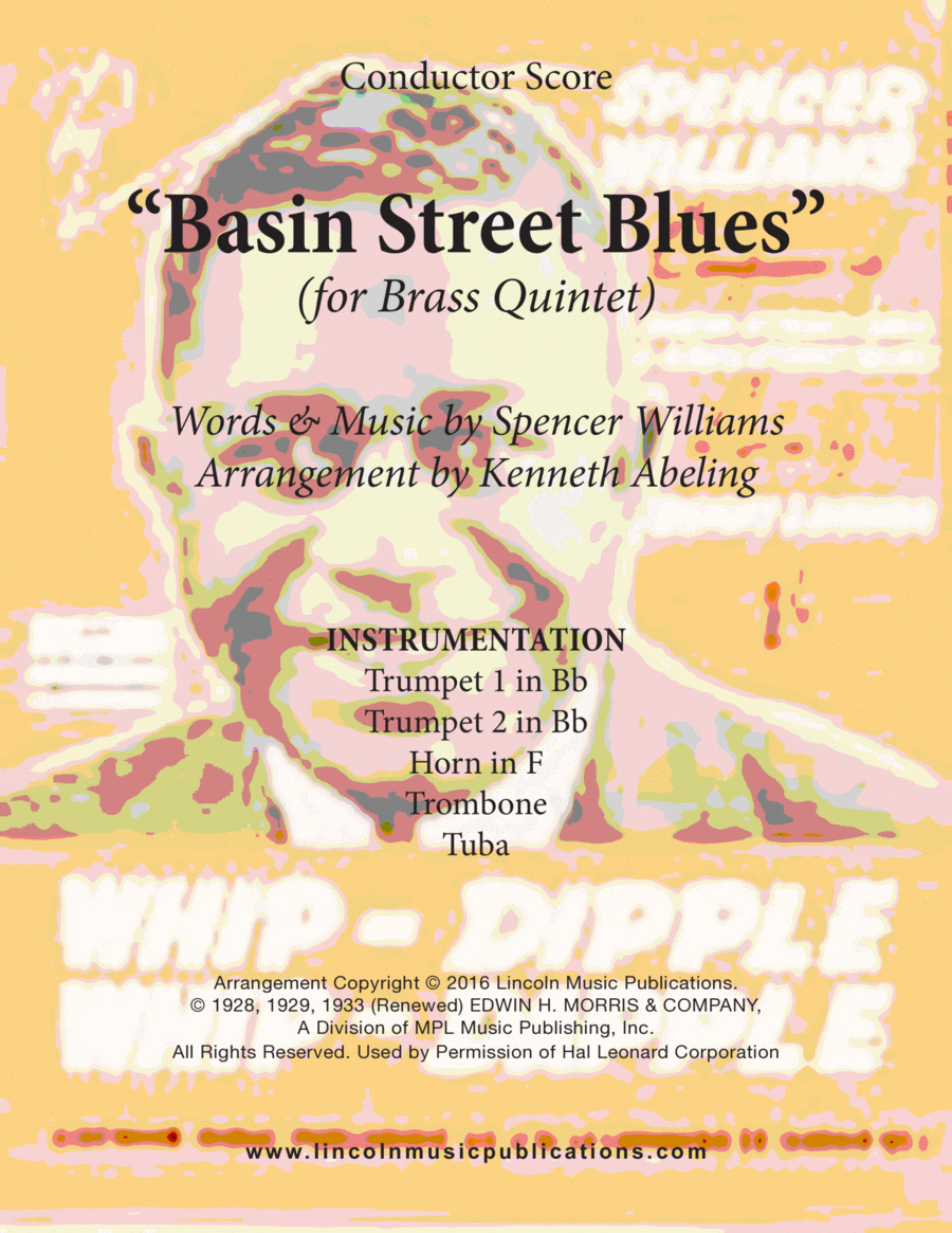 Basin Street Blues Horn scores gallery preview page 1