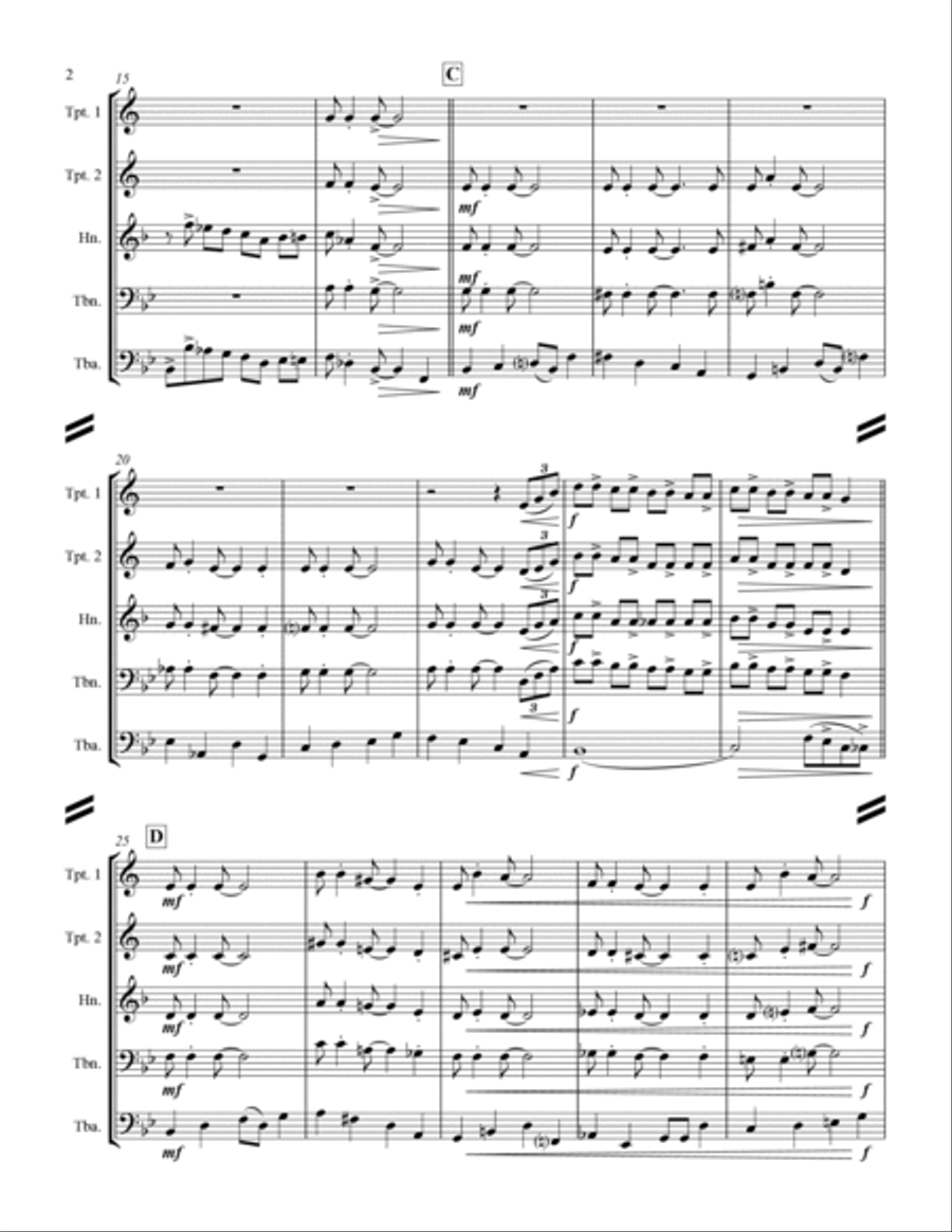 Basin Street Blues Horn scores gallery preview page 3