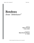 Rondeau (from 