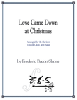 Love Came Down at Christmas