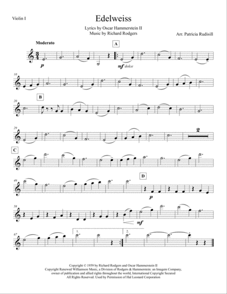 Edelweiss Cello scores gallery preview page 1