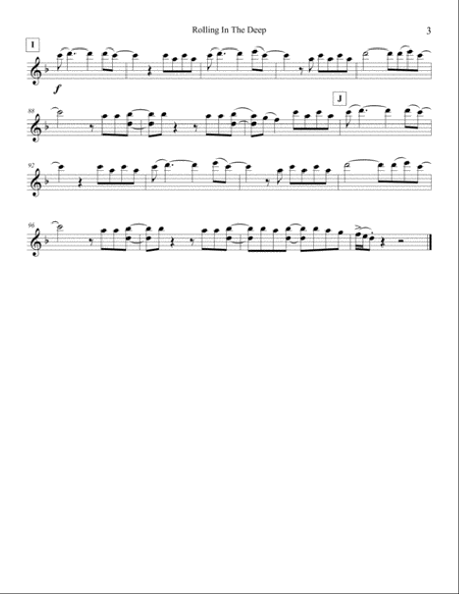 Rolling In The Deep Cello scores gallery preview page 3