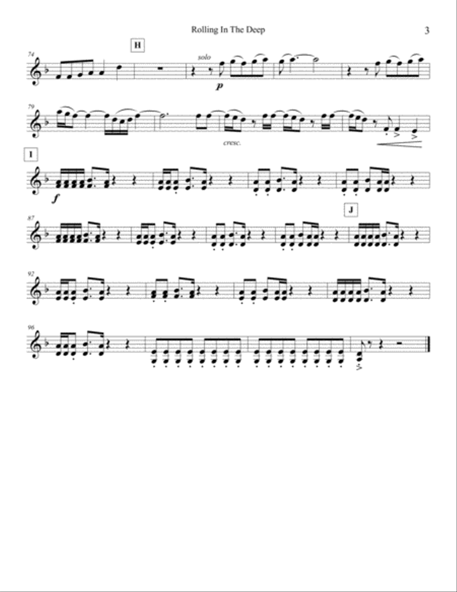 Rolling In The Deep Cello scores gallery preview page 6