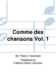 Comme des chansons - Volume 1