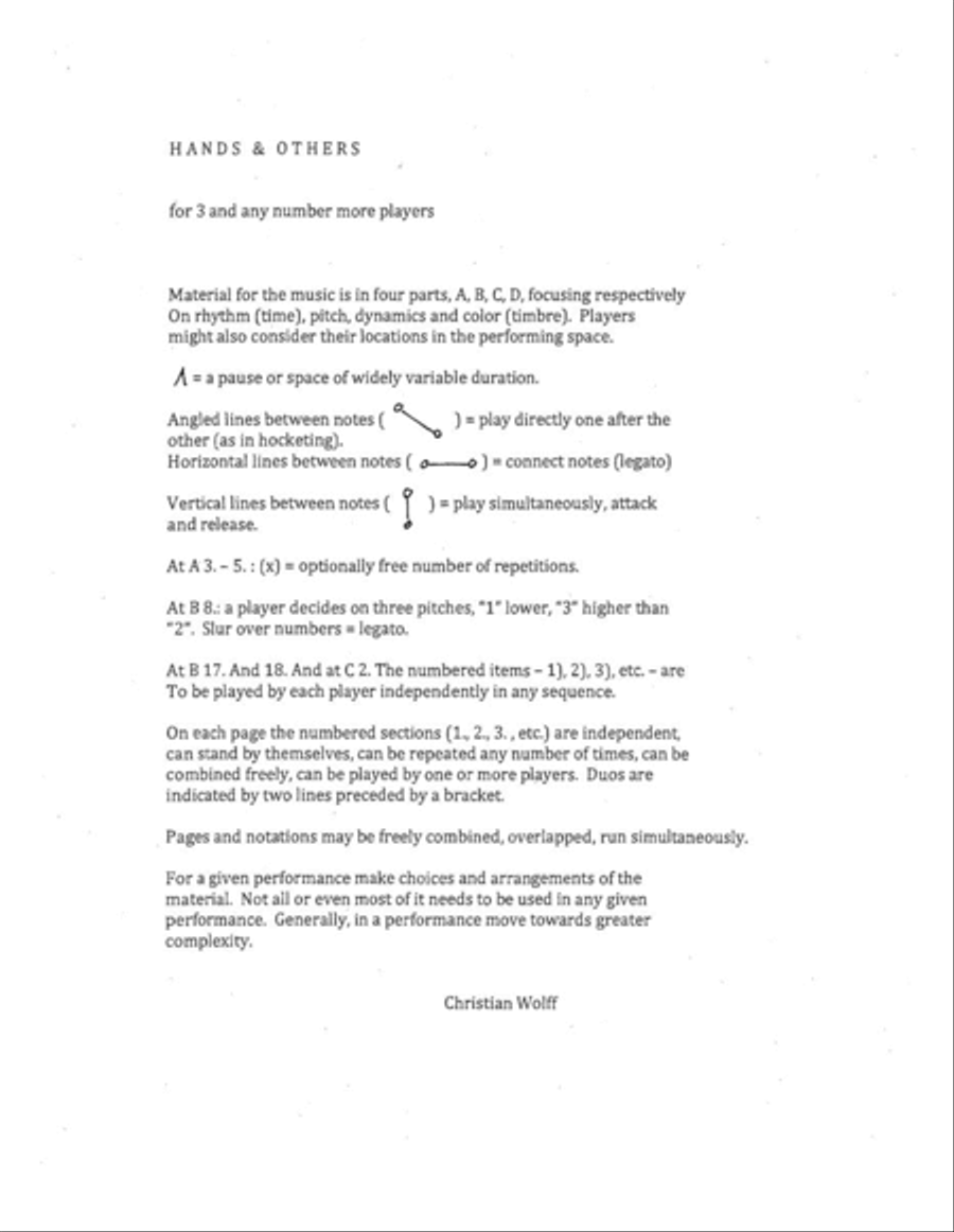 Hands & Others - for 3 and any other more players String Orchestra scores gallery preview page 2