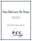 Thou Didst Leave Thy Throne