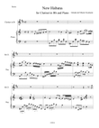 New Habana for Piano and Clarinet