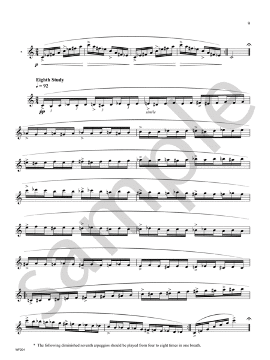 Clarke Studies Revisited B-Flat Trumpet scores gallery preview page 7