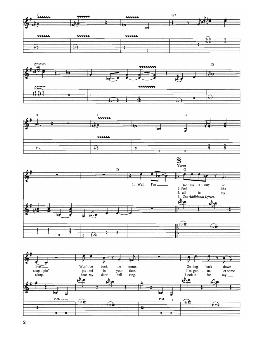 I Can't Be Satisfied Electric Guitar scores gallery preview page 2