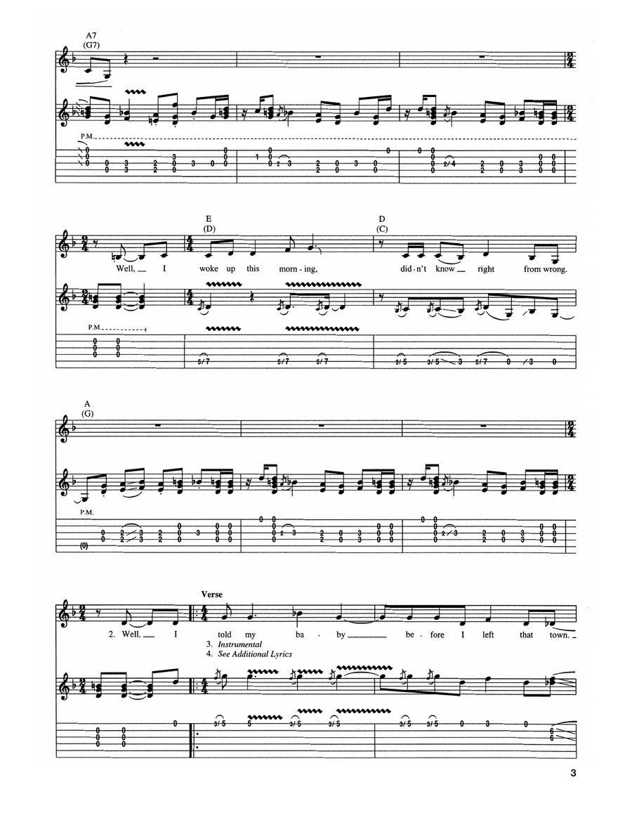 Rollin' And Tumblin' Rollin' And Tumblin' Electric Guitar scores gallery preview page 3