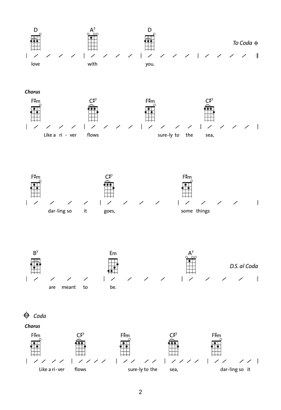 Can't Help Falling In Love Ukulele scores gallery preview page 2