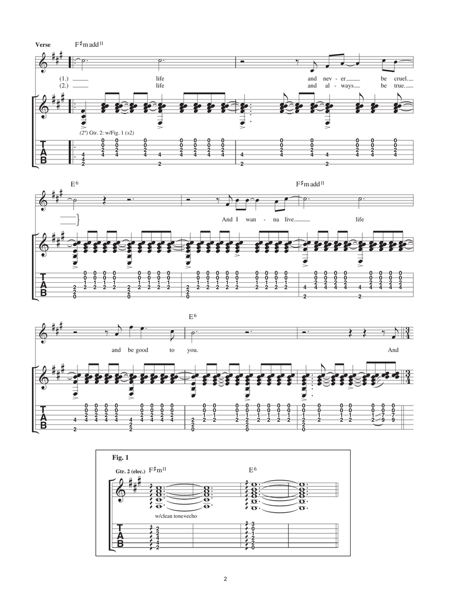 We Never Change We Never Change Acoustic Guitar scores gallery preview page 2