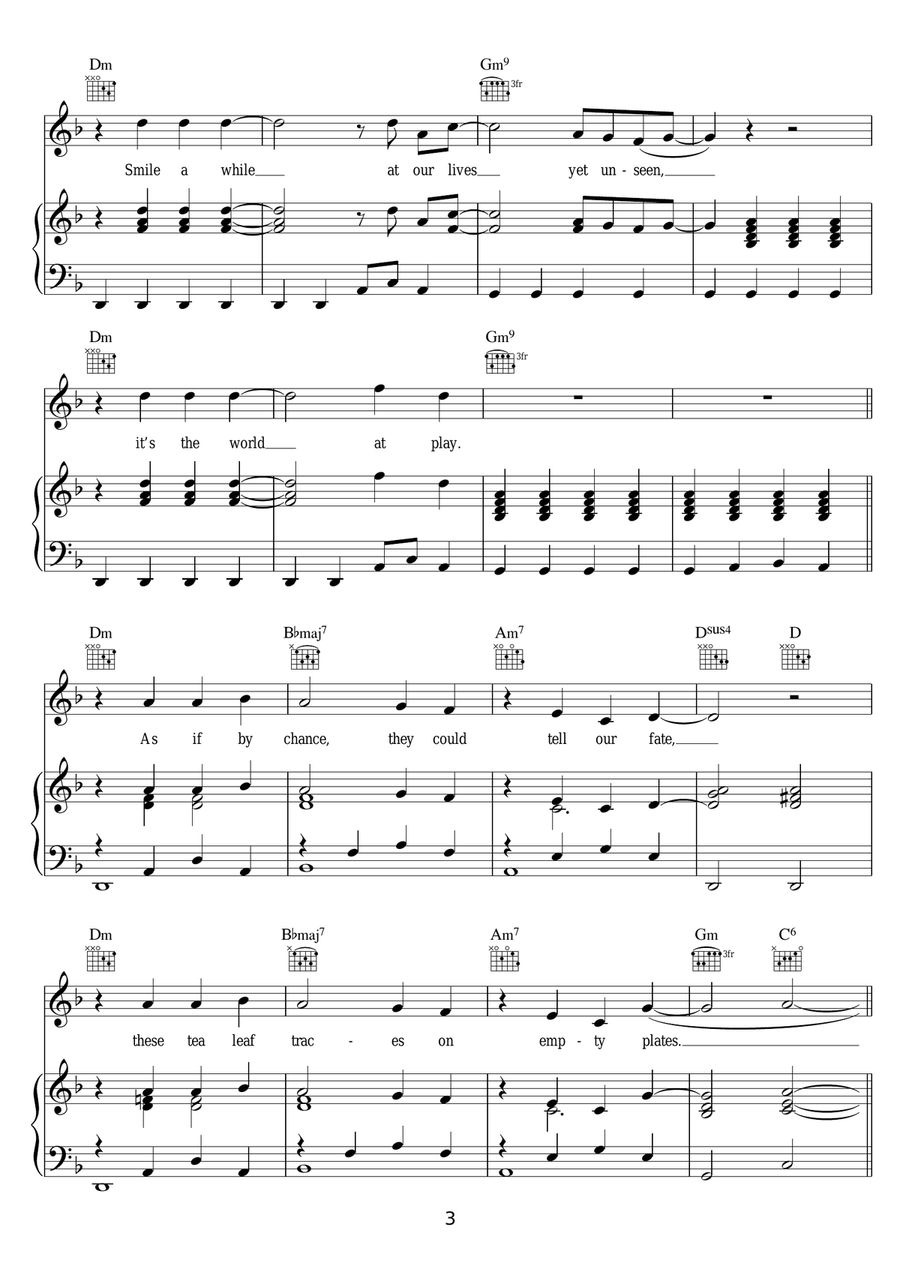 Going My Way Going My Way Piano, Vocal, Guitar scores gallery preview page 3