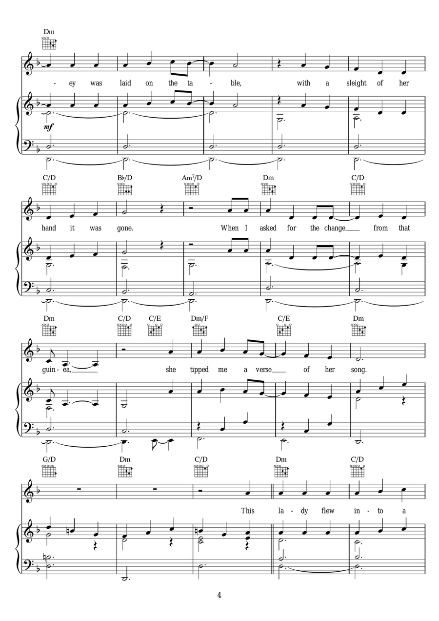 Ratcliffe Highway Ratcliffe Highway Piano, Vocal, Guitar scores gallery preview page 4