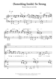 (Something Inside) So Strong (Arr. Berty Rice)