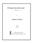 O Sing Unto the Lord (from Psalm 96)