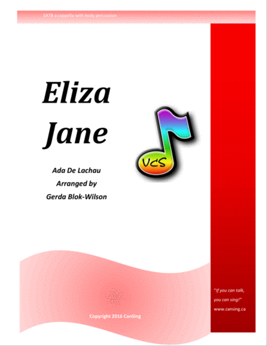 Eliza Jane 4-Part scores gallery preview page 1