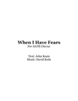 When I Have Fears
