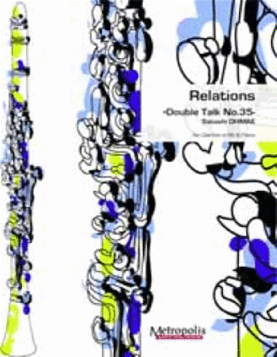 Relations for Clarinet and Piano Clarinet Solo scores gallery preview page 1