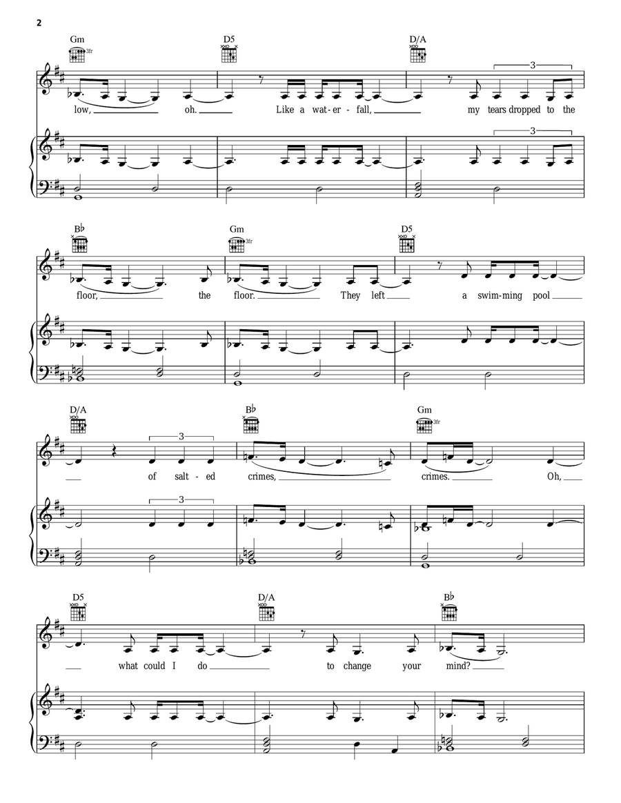 Sledgehammer Sledgehammer Piano, Vocal, Guitar scores gallery preview page 2