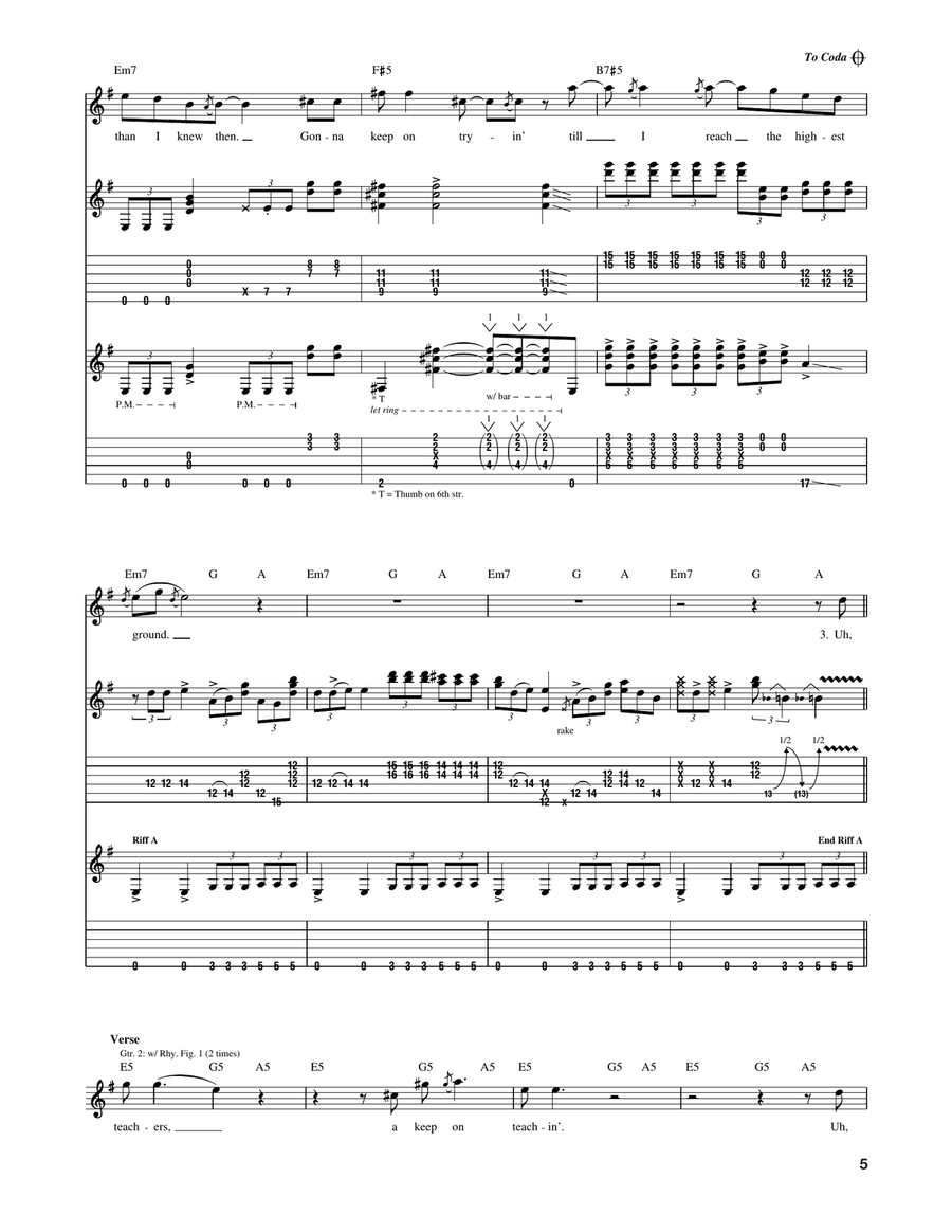 Higher Ground Higher Ground Acoustic Guitar scores gallery preview page 5