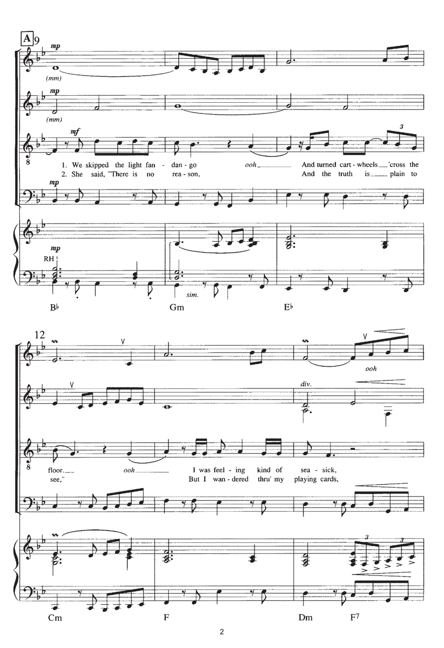 A Whiter Shade Of Pale A Whiter Shade Of Pale 4-Part scores gallery preview page 2