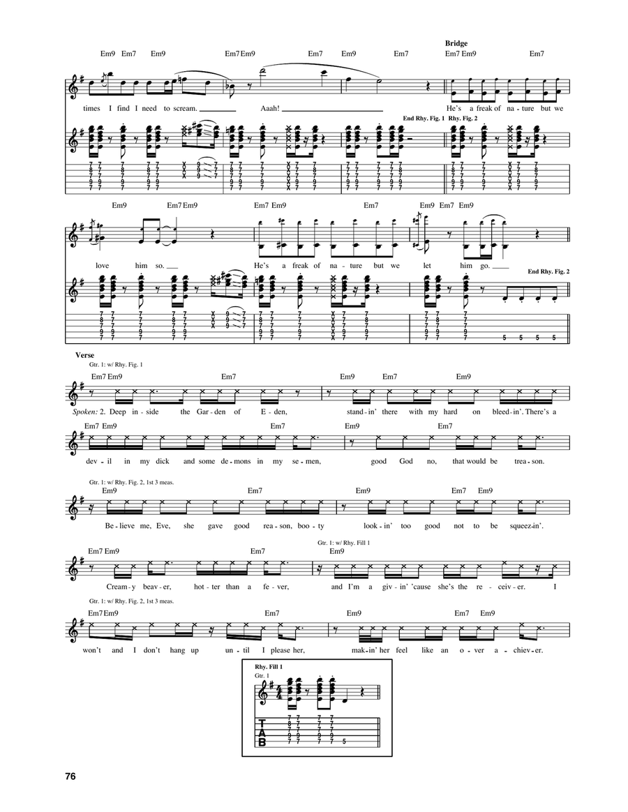 Sir Psycho Sexy Sir Psycho Sexy Acoustic Guitar scores gallery preview page 2