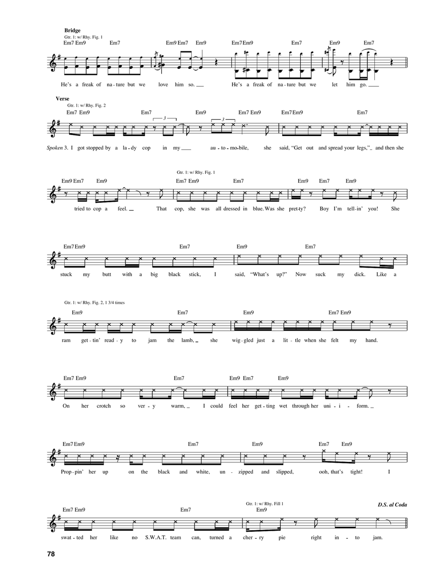 Sir Psycho Sexy Sir Psycho Sexy Acoustic Guitar scores gallery preview page 4