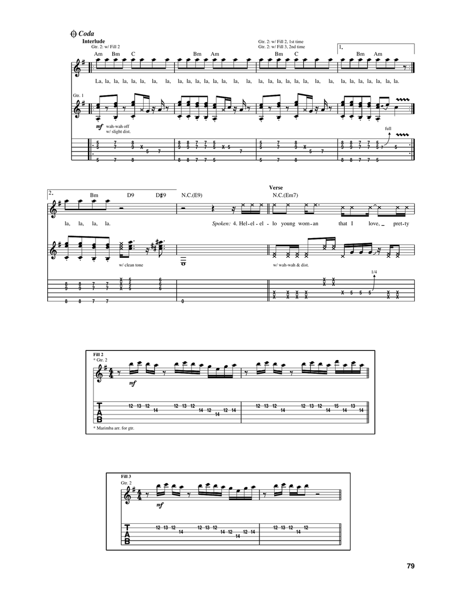 Sir Psycho Sexy Sir Psycho Sexy Acoustic Guitar scores gallery preview page 5
