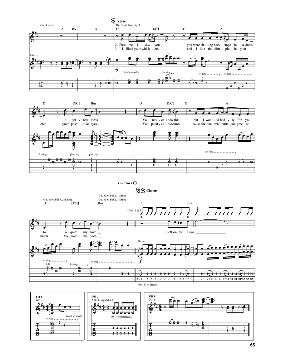 Tearjerker Tearjerker Acoustic Guitar scores gallery preview page 3