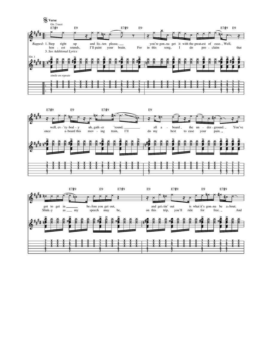Subway To Venus Subway To Venus Acoustic Guitar scores gallery preview page 2