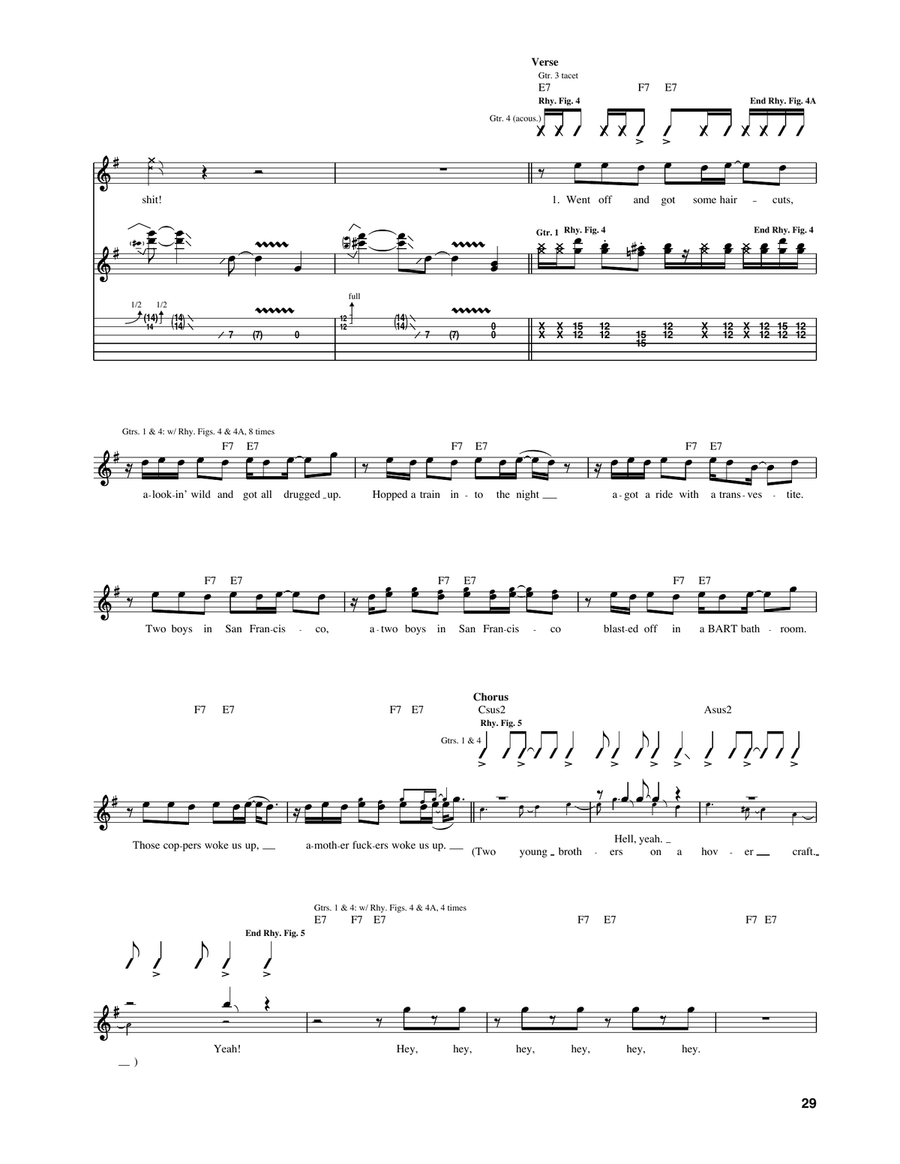Deep Kick Deep Kick Acoustic Guitar scores gallery preview page 5