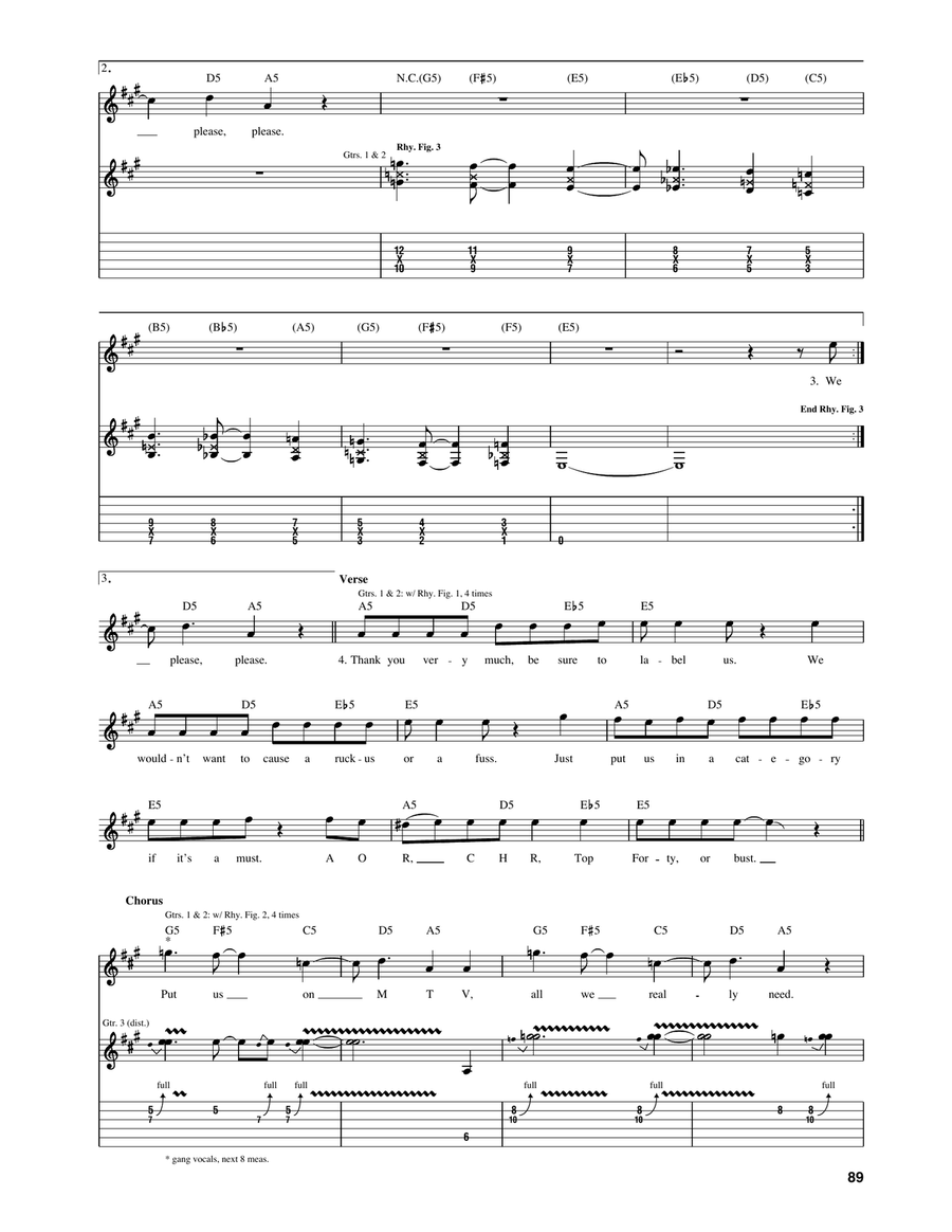 Punk Rock Classic Punk Rock Classic Acoustic Guitar scores gallery preview page 2