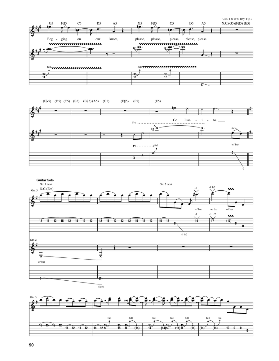Punk Rock Classic Punk Rock Classic Acoustic Guitar scores gallery preview page 3