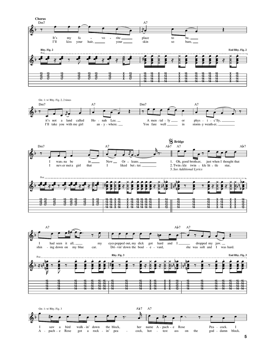 Apache Rose Peacock Apache Rose Peacock Acoustic Guitar scores gallery preview page 2