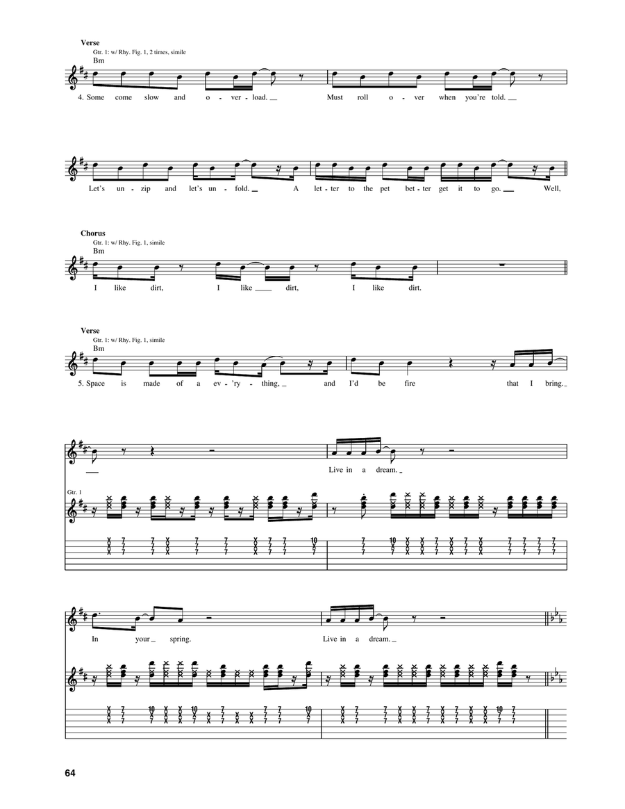 I Like Dirt I Like Dirt Acoustic Guitar scores gallery preview page 4