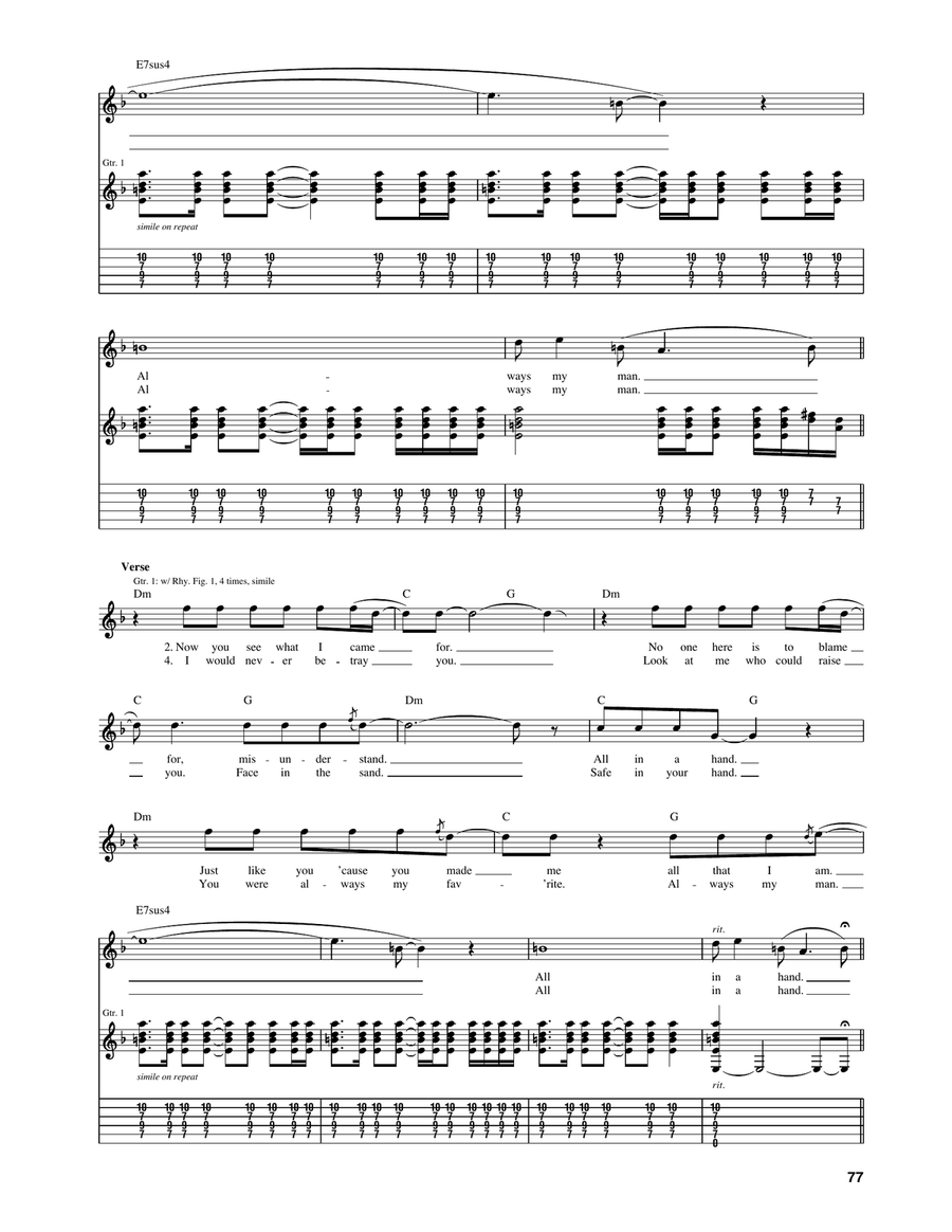 Savior Savior Acoustic Guitar scores gallery preview page 2